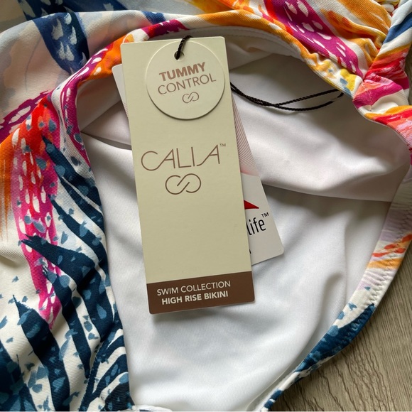 Calia watercolor palms 2 piece swim suit size XXS NWT - Picture 7 of 10